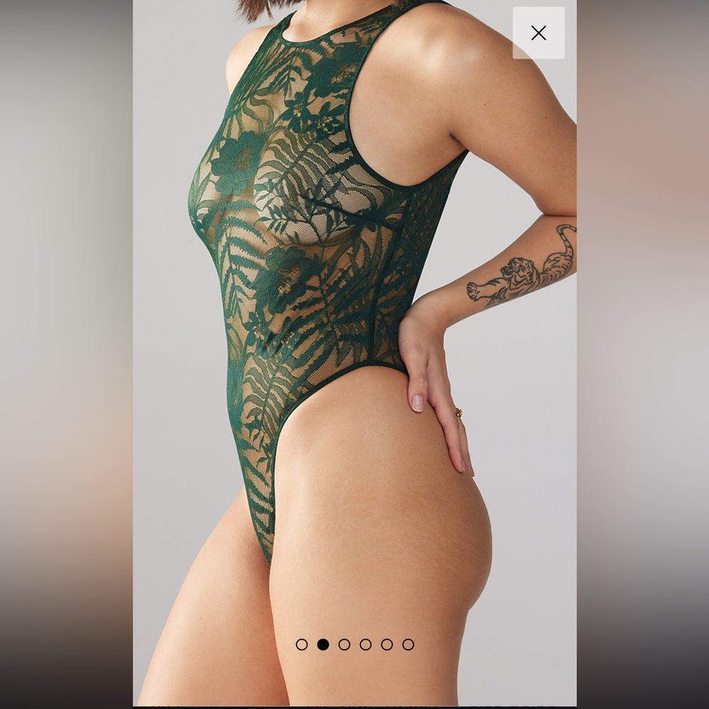 Savage X Fenty Shadowplay Lace Teddy - Picture 3 of 9